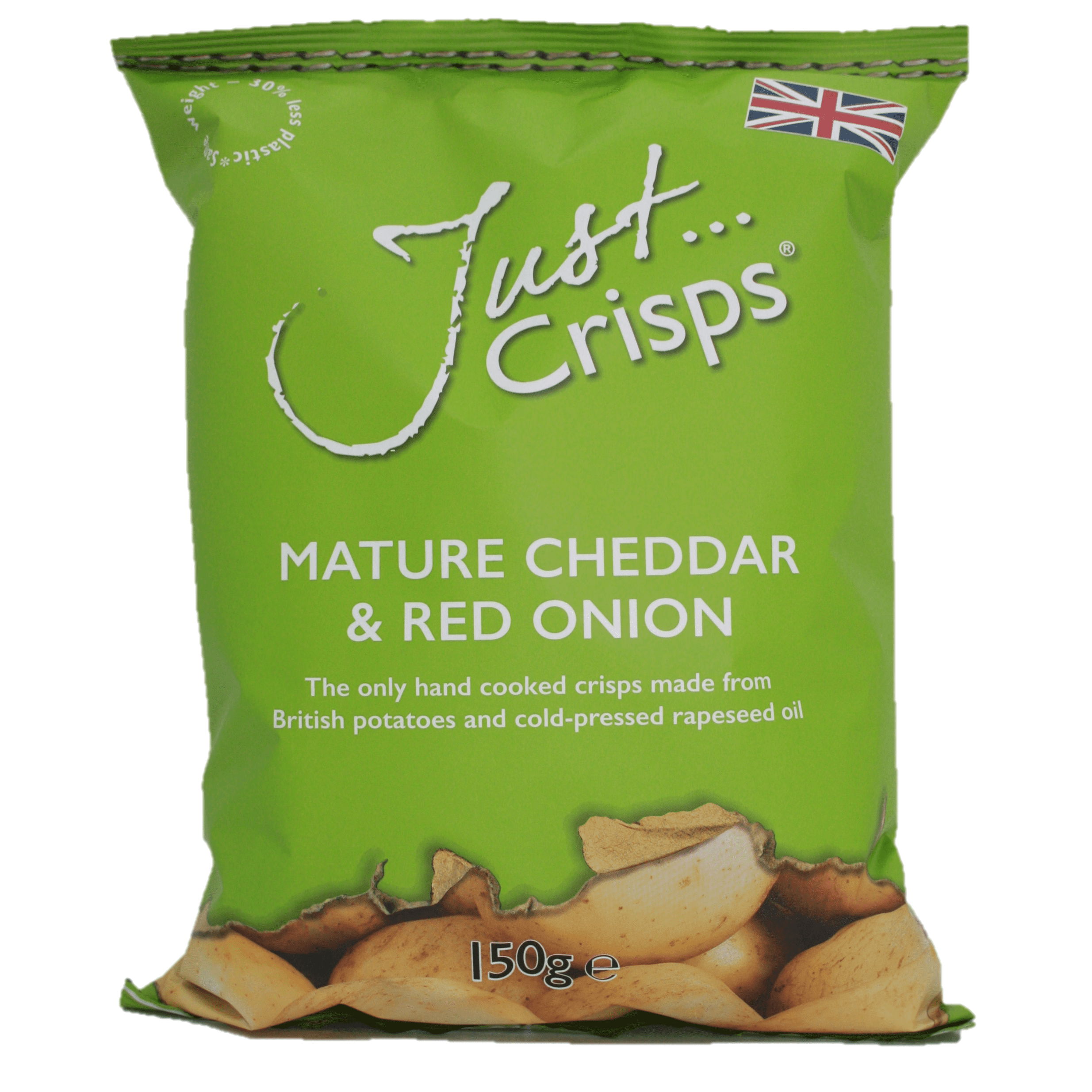 Just crisps- cheddar and onion