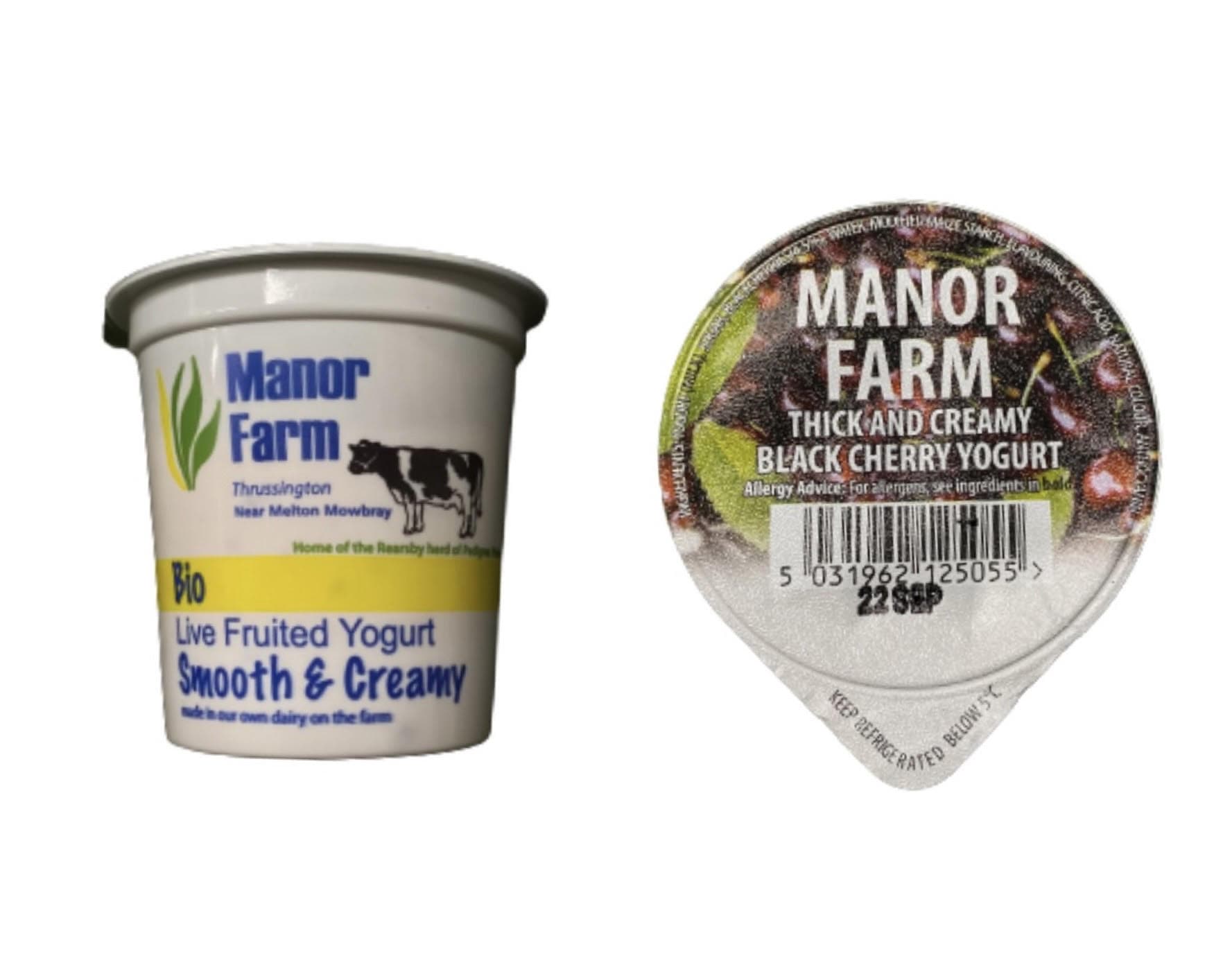 Manor farm yoghurt- black cherry