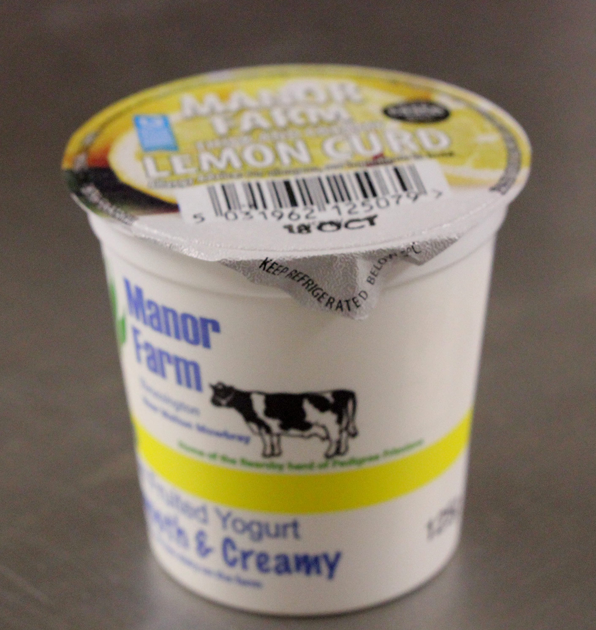 Manor farm yoghurt- lemon curd